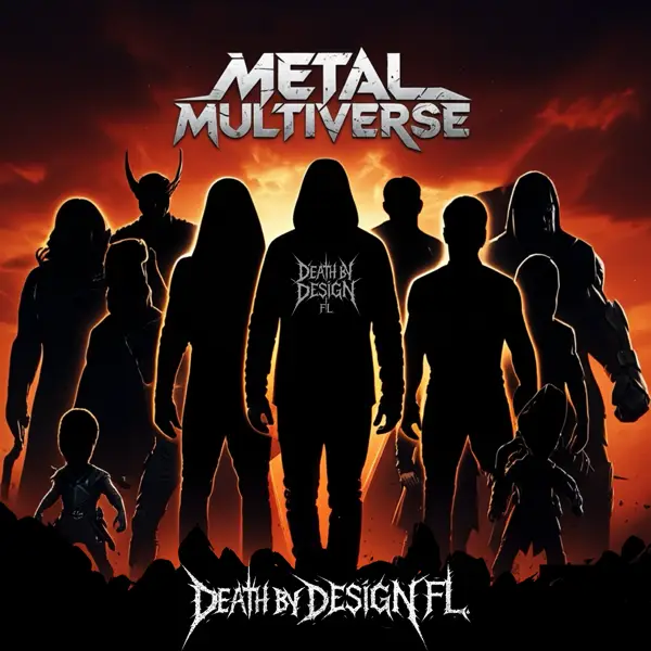 Metal Multiverse album cover by Death by Design FL